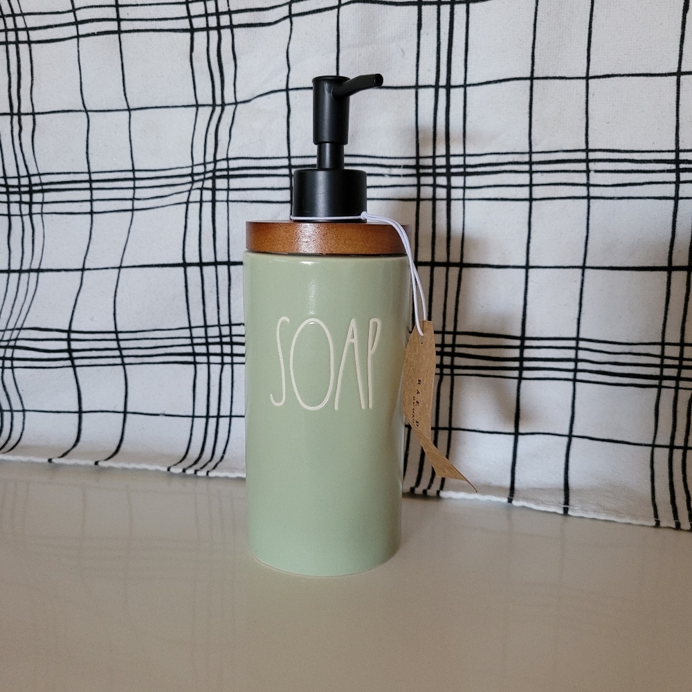 Rae Dunn Clean Soap Dispenser